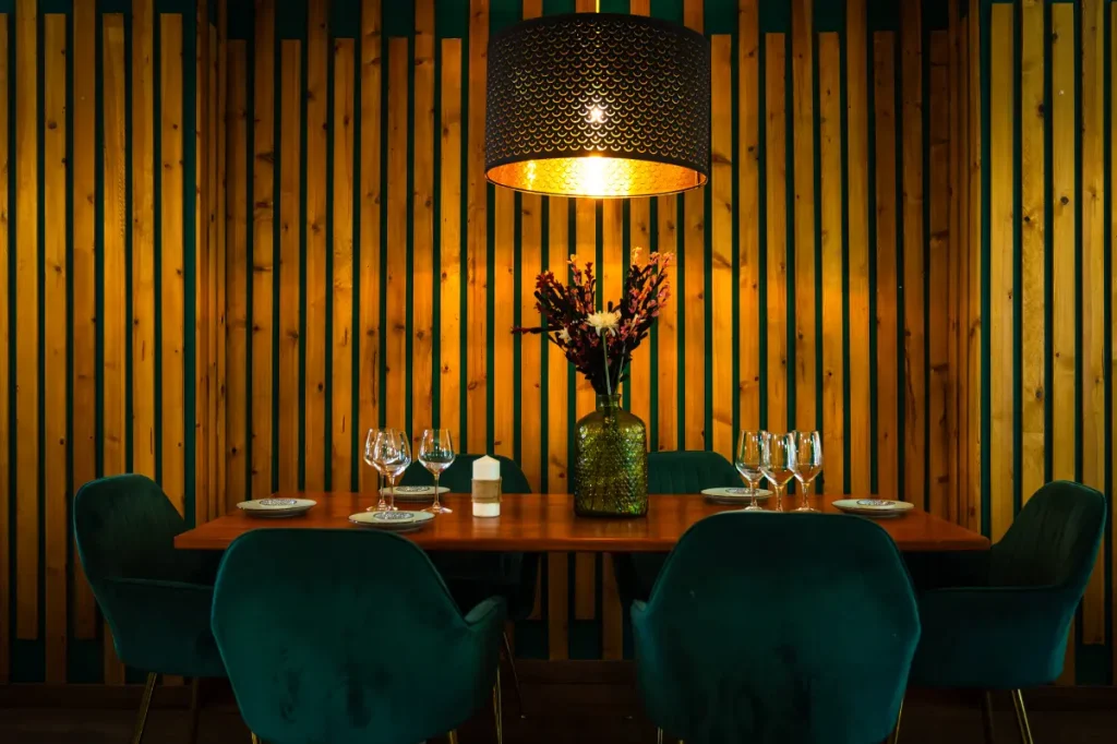 mesa elegante restaurante