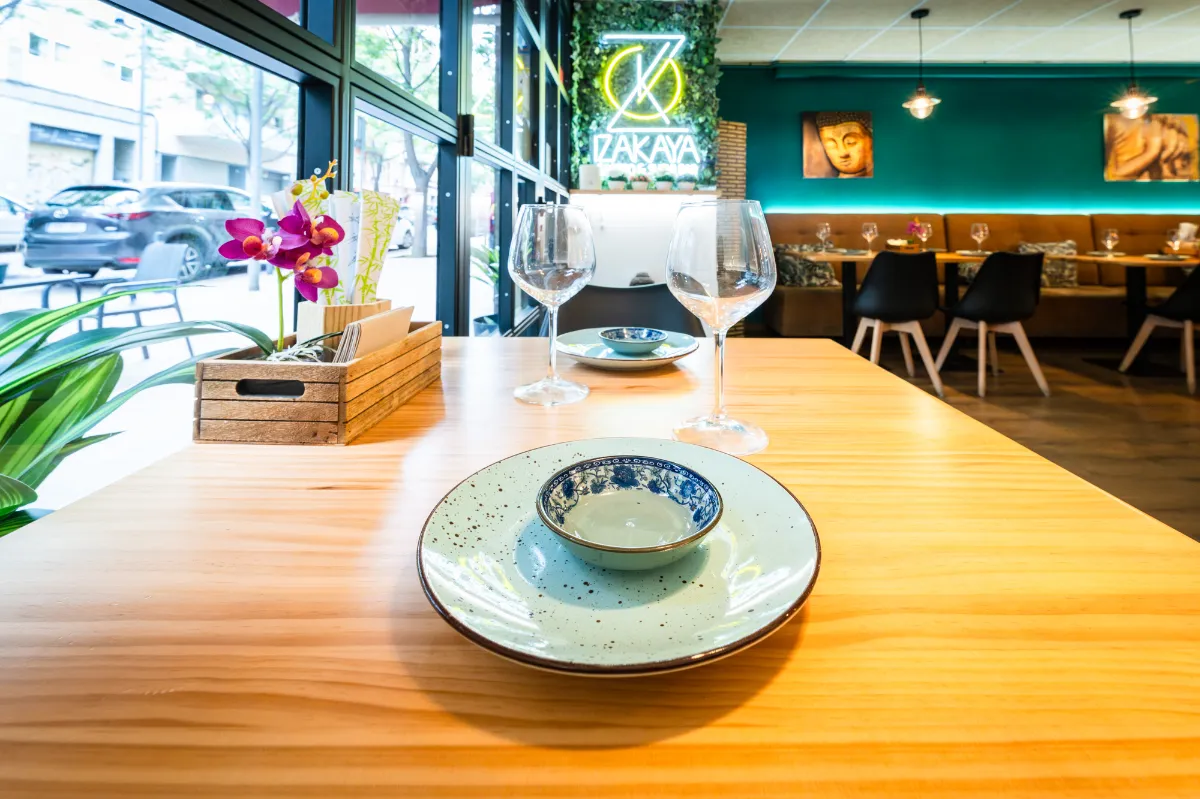 mesa restaurante japones